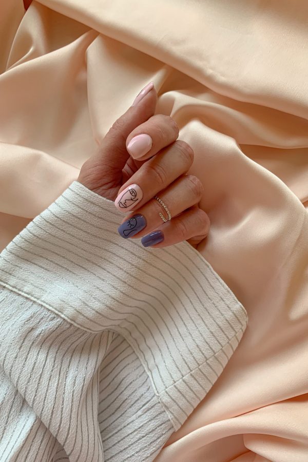 Strengthening with the upper forms of natural nails